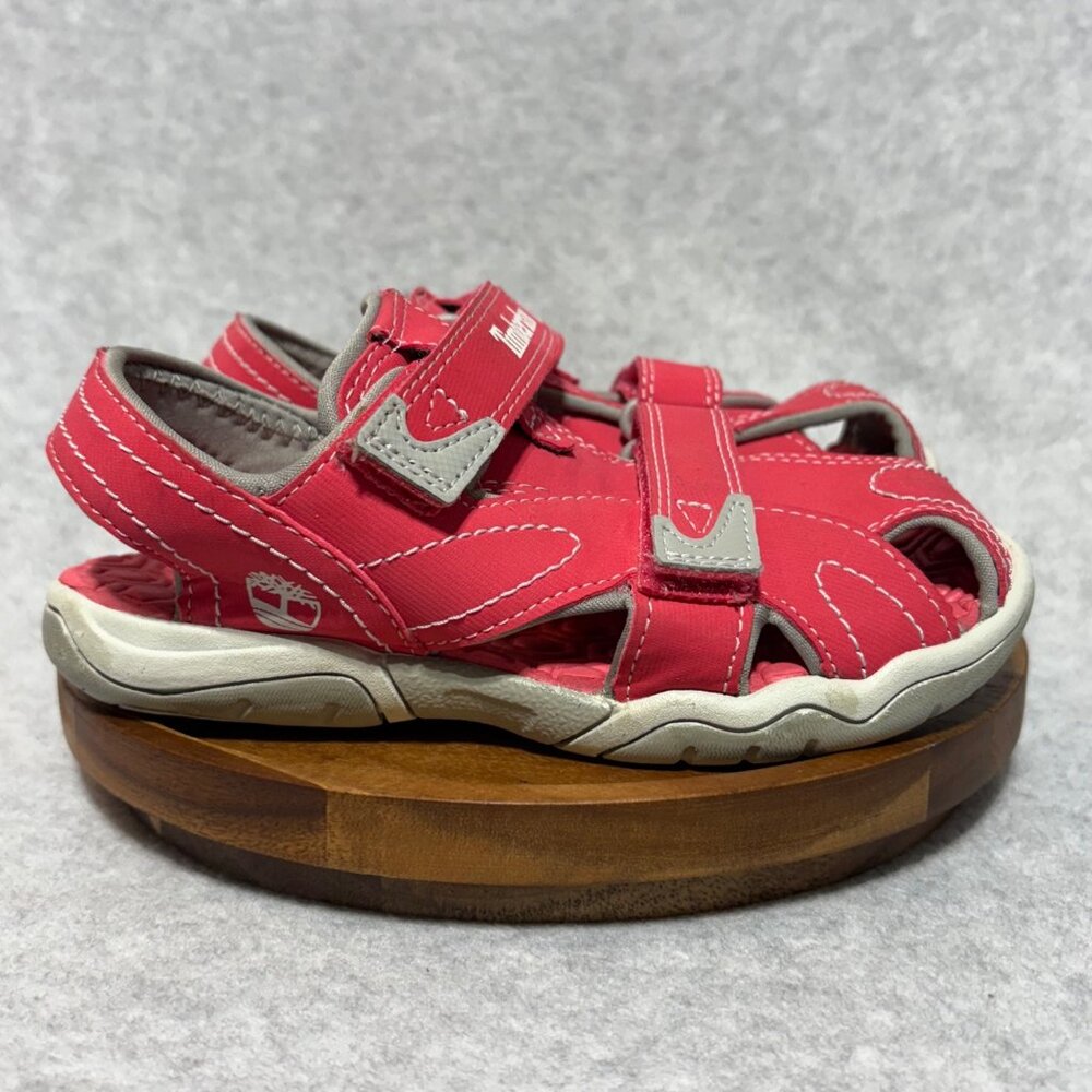 Timberland Sandals Little Kid 13 Pink Adventure Seeker Closed Toe